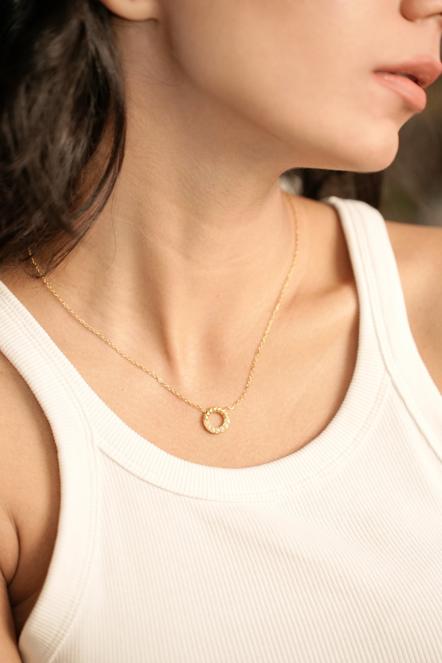 La Pariz Verdant Orbit Necklace