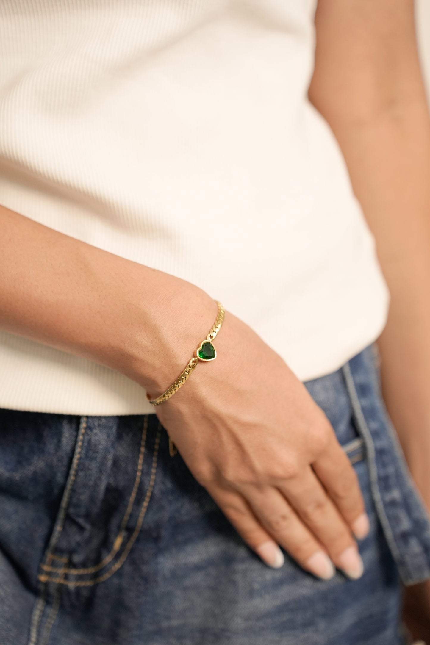 La Pariz Cœur Vert  bracelet