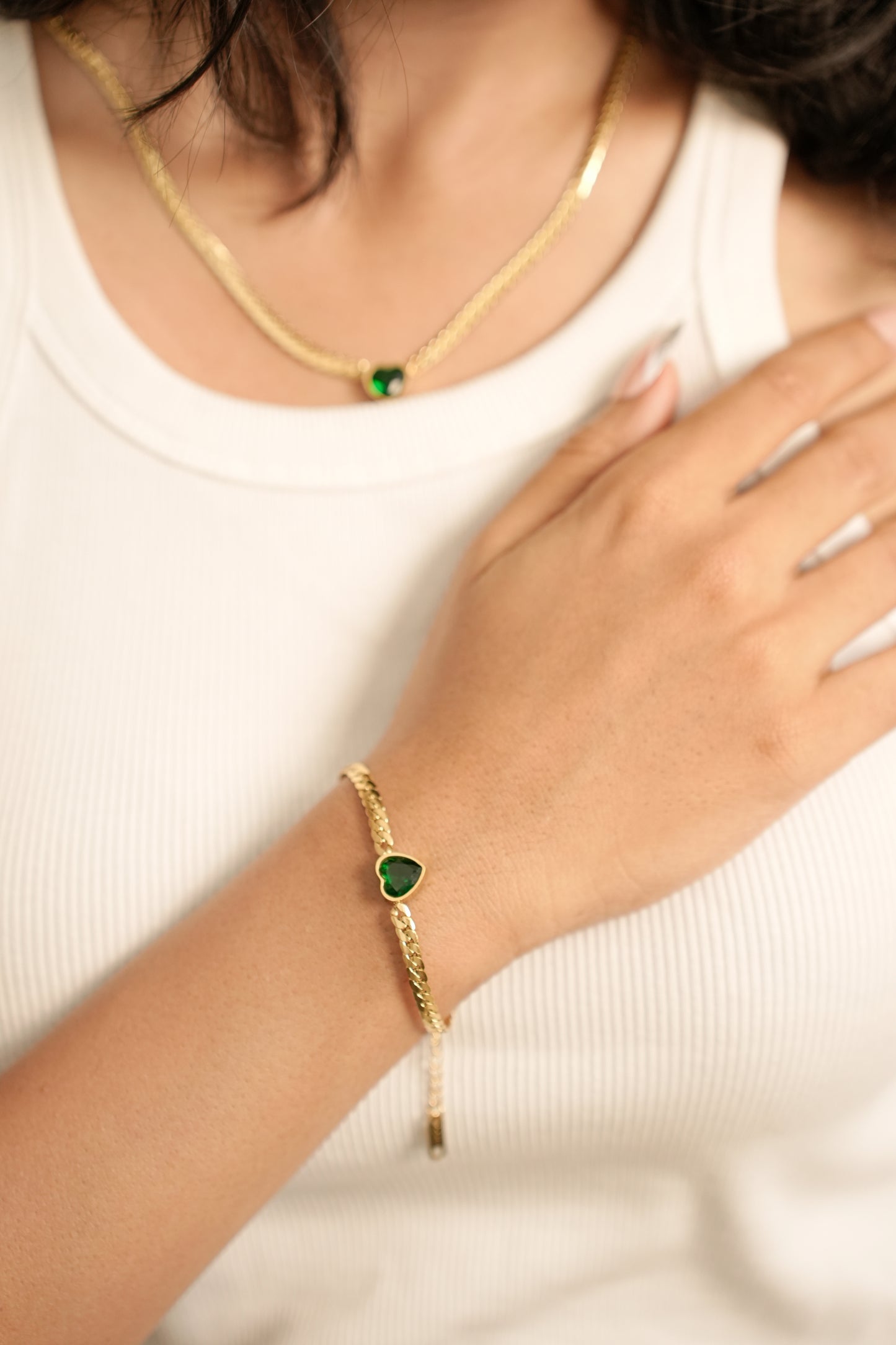 La Pariz Cœur Vert  bracelet