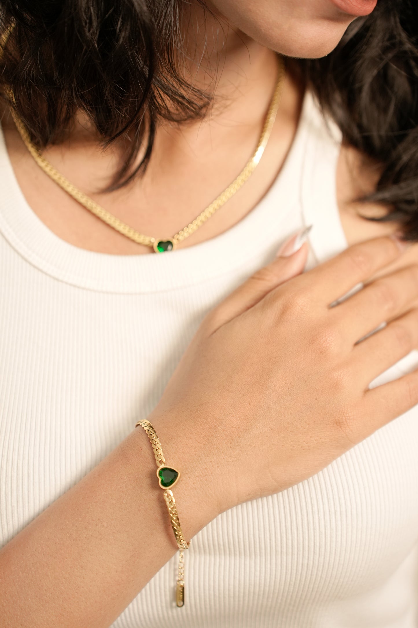La Pariz Cœur Vert  bracelet